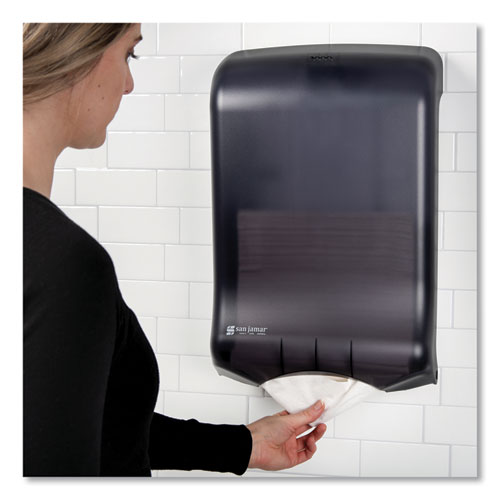 Large Capacity Ultrafold Multifold/c-fold Towel Dispenser, Classic, 11.75 X 6.25 X 18, Black Pearl