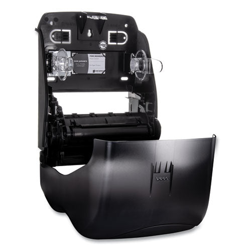Simplicity Mechanical Roll Towel Dispenser, 12.38 X 9.5 X 14.63, Black Pearl