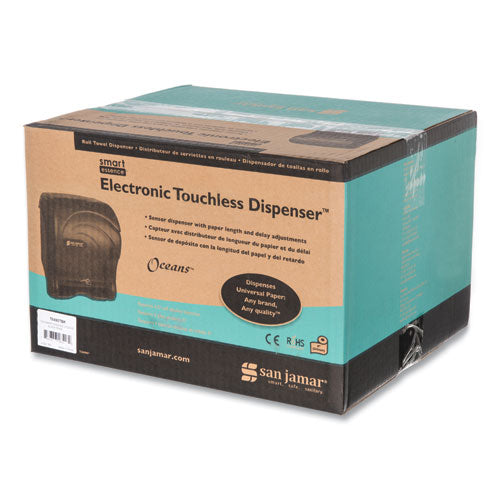 Oceans Smart Essence Electronic Roll Towel Dispenser, 11.88 X 9.1 X 14.4, Black