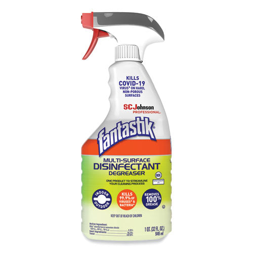Multi-surface Disinfectant Degreaser, Herbal, 32 Oz Spray Bottle, 8/carton