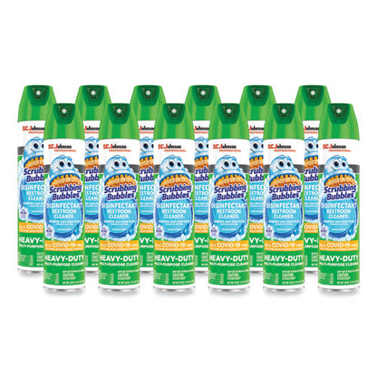 Disinfectant Restroom Cleaner Ii, Rain Shower Scent, 25 Oz Aerosol Spray, 12/carton