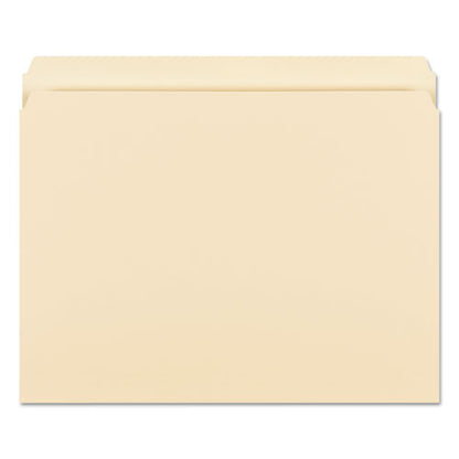 Manila File Folders, Straight Tabs, Letter Size, 0.75" Expansion, Manila, 100/box