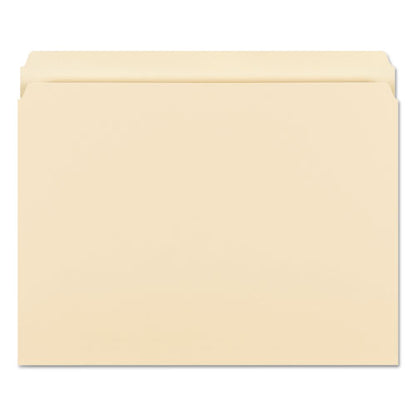 Manila File Folders, Straight Tabs, Letter Size, 0.75" Expansion, Manila, 100/box