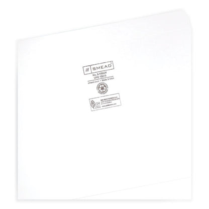 Reinforced Top Tab Colored File Folders, Straight Tabs, Letter Size, 0.75" Expansion, White, 100/box