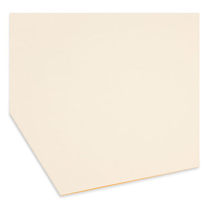 Supertab Reinforced Guide Height Fastener Folders, 11-pt Manila, 0.75" Expansion, 2 Fasteners, Legal Size, Manila, 50/box