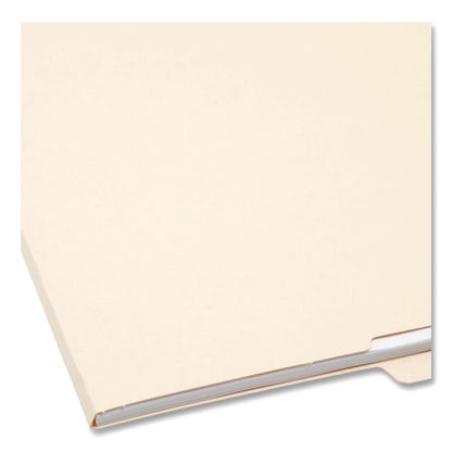 Heavyweight Manila End Tab Folders, 9" High Front, 1/2-cut Tabs: Top, Letter Size, 0.75" Expansion, Manila, 100/box