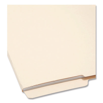 Heavyweight Manila End Tab Folders, 9" High Front, 1/2-cut Tabs: Bottom, Letter Size, 0.75" Expansion, Manila, 100/box