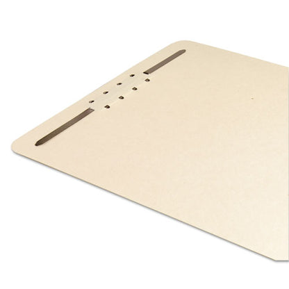 Fastener File Backs, 1 Fastener, 2" Capacity, Letter Size, Manila, 100/box