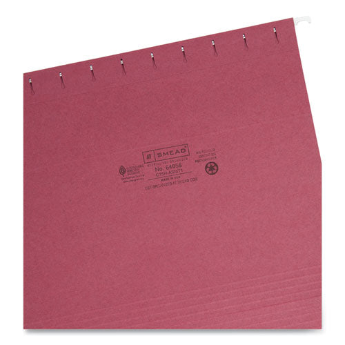 Colored Hanging File Folders With 1/5 Cut Tabs, Letter Size, 1/5-cut Tabs, Assorted Jewel Tone Colors, 25/box