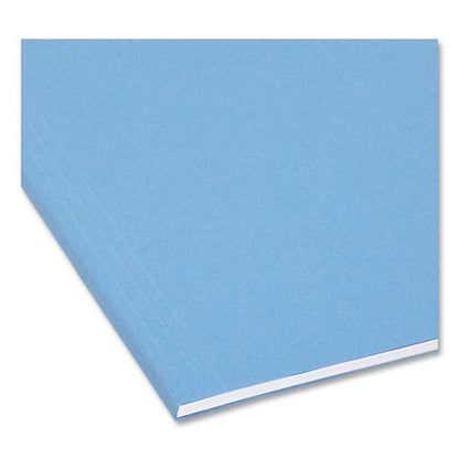 Colored Hanging File Folders With 1/5 Cut Tabs, Letter Size, 1/5-cut Tabs, Blue, 25/box