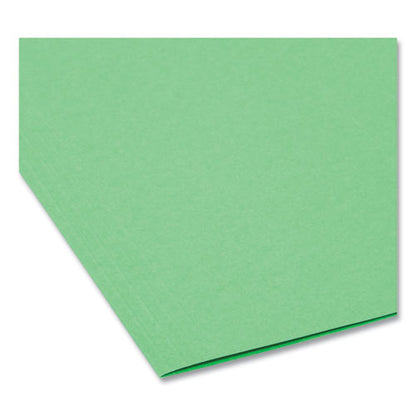 Colored Hanging File Folders With 1/5 Cut Tabs, Letter Size, 1/5-cut Tabs, Green, 25/box