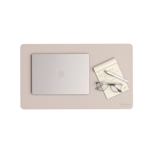 Vegan Leather Desk Pads, 23.6 X 13.7, Sandstone