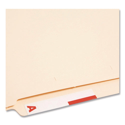 Alphaz Color-coded First Letter Combo Alpha Labels, A/n, 1.16 X 3.63, Red/white, 5/sheet, 20 Sheets/pack