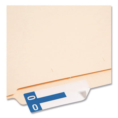 Alphaz Color-coded First Letter Combo Alpha Labels, B/o, 1.16 X 3.63, Dark Blue/white, 5/sheet, 20 Sheets/pack