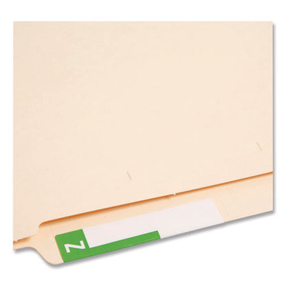 Alphaz Color-coded First Letter Combo Alpha Labels, M/z, 1.16 X 3.63, Light Green/white, 5/sheet, 20 Sheets/pack