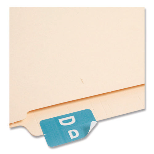 Alphaz Color-coded Second Letter Alphabetical Labels, D, 1 X 1.63, Light Blue, 10/sheet, 10 Sheets/pack
