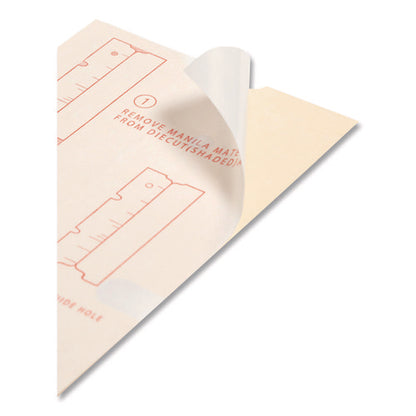 End Tab Converters, Straight Tab, Manila, 3.25" X 9.25", 500/box