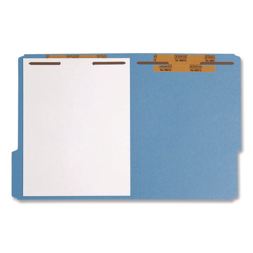 Reinforced Self-adhesive Two-prong Fastener Base And Compressor Sets, 2" Capacity, 2.75" Center To Center, Brown, 100/box