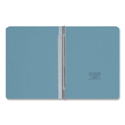 Prong Fastener Premium Pressboard Report Cover, Two-piece Prong Fastener, 3" Capacity, 8.5 X 11, Blue