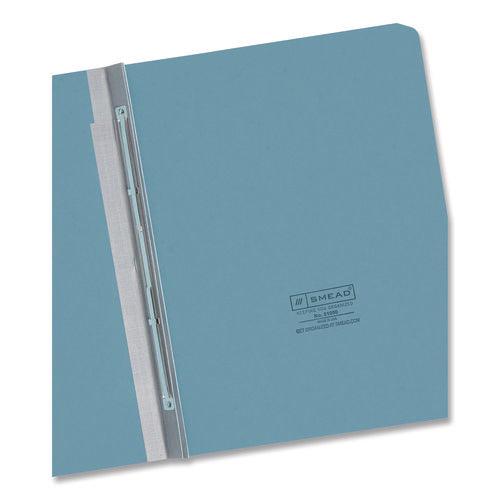 Prong Fastener Premium Pressboard Report Cover, Two-piece Prong Fastener, 3" Capacity, 8.5 X 11, Blue
