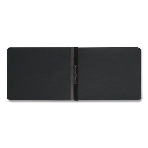 Prong Fastener Premium Pressboard Report Cover, Two-piece Prong Fastener, 2" Capacity, 8.5 X 11, Black/black