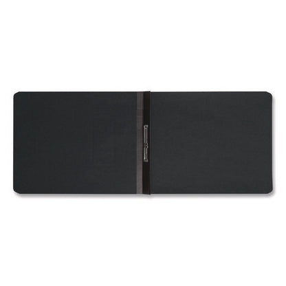 Prong Fastener Premium Pressboard Report Cover, Two-piece Prong Fastener, 2" Capacity, 8.5 X 11, Black/black