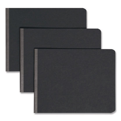Prong Fastener Premium Pressboard Report Cover, Two-piece Prong Fastener, 2" Capacity,  8.5 X 11, Black/black