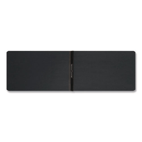 Prong Fastener Premium Pressboard Report Cover, Two-piece Prong Fastener, 3" Capacity, 8.5 X 14, Black/black