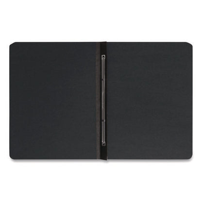 Prong Fastener Premium Pressboard Report Cover, Two-piece Prong Fastener 3" Capacity, 8.5 X 11, Black/black