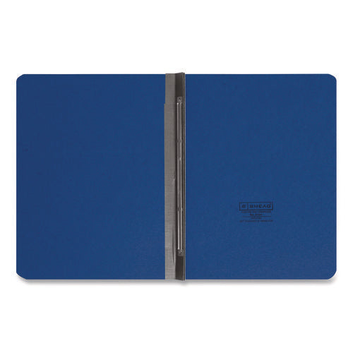 Prong Fastener Pressboard Report Cover, Two-piece Prong Fastener, 3" Capacity, 8.5 X 11, Dark Blue/dark Blue
