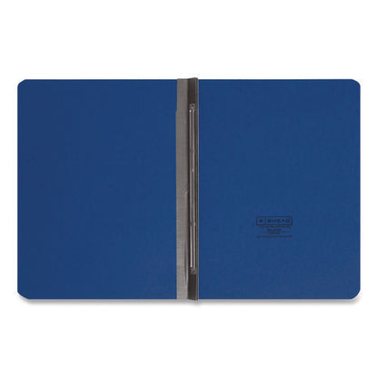 Prong Fastener Pressboard Report Cover, Two-piece Prong Fastener, 3" Capacity, 8.5 X 11, Dark Blue/dark Blue