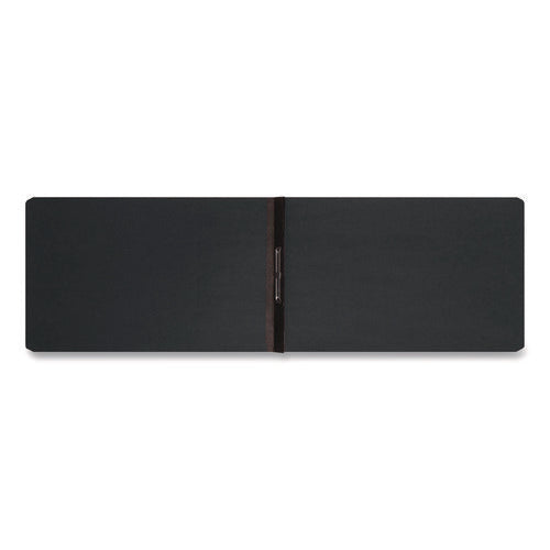 Prong Fastener Pressboard Report Cover, Two-piece Prong Fastener, 2" Capacity, 8.5 X 14, Black/black