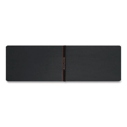 Prong Fastener Pressboard Report Cover, Two-piece Prong Fastener, 2" Capacity, 8.5 X 14, Black/black