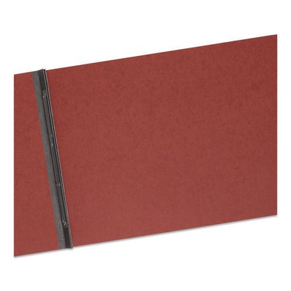 Prong Fastener Premium Pressboard Report Cover, Two-piece Prong Fastener, 3" Capacity, 11 X 17, Red/red