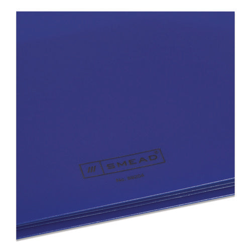 Poly Ten-pocket Subject Folder, 500-sheet Capacity, 11 X 8.5, Assorted Cover Colors, 2/pack