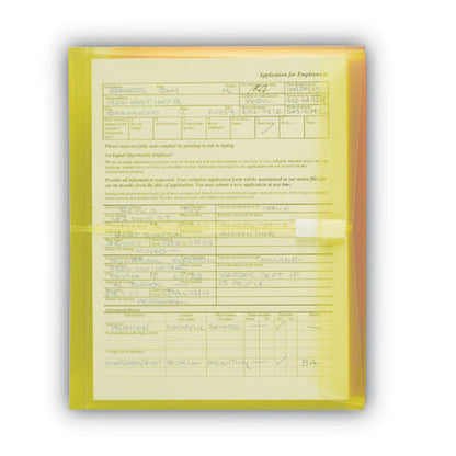 Poly Side-load Envelopes, Fold-over Closure, 9.75 X 11.63, Assorted Colors, 6/pack