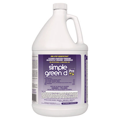 D Pro 5 Disinfectant, 1 Gal Bottle, 4/carton