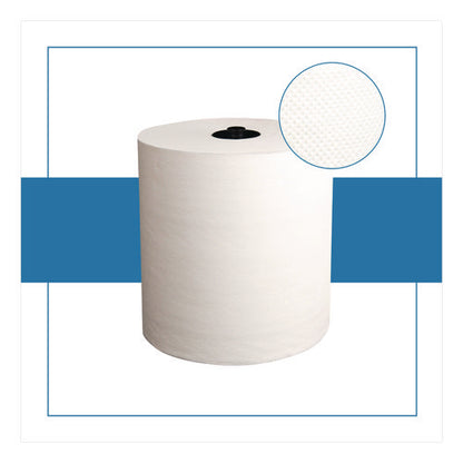 Hytech Seas Hardwound Roll Towel Heavenly Soft Standard, 1-ply, 7.9" X 700 Ft, White, 6/carton