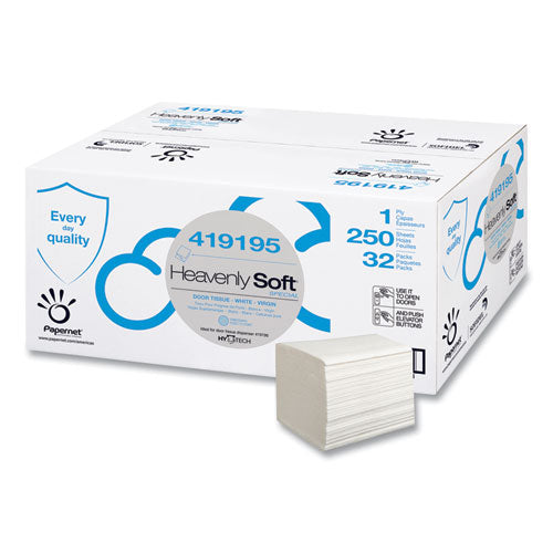 Heavenly Soft Special Door Tissue, 1-ply, 4.1 X 5.1, White, 250/pack, 32 Packs/carton