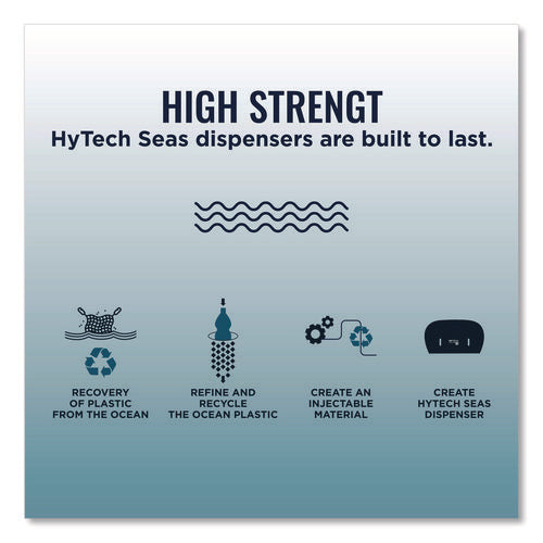 Hytech Seas Mini Jrt Twin Dispenser, 5.5 X, 15.7 X 9.8, Black