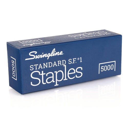 S.f. 1 Standard Staples, 0.25" Leg, 0.5" Crown, Steel, 5,000/box