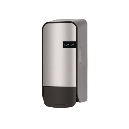 Wall Mounted Dispenser, 1,000 Ml, 5 X 5 X 11, Black/faux Stainless Steel, 12/carton