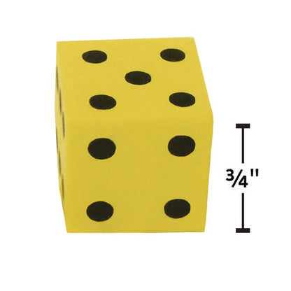Traditional Foam Dice, Grades K To 4, 20/pack