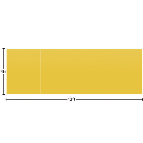 Better Than Paper Bulletin Board Roll, 4 Ft X 12 Ft, Yellow Gold