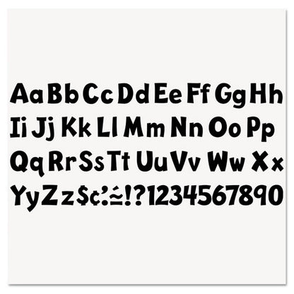 Ready Letters Playful Combo Set, 4" Tall, Black Characters, 216/set