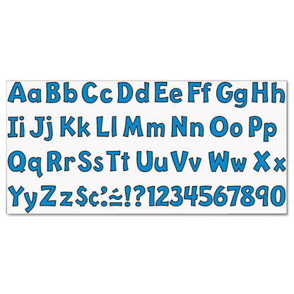 Ready Letters Playful Combo Set, 4" Tall, Blue Characters, 216/set