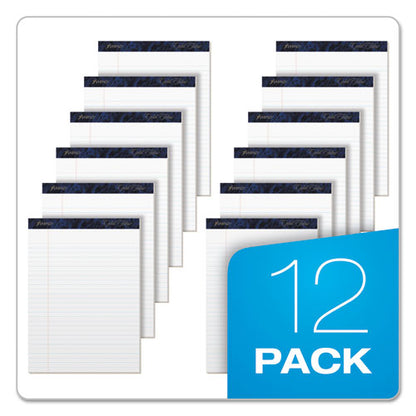 Gold Fibre Quality Writing Pads, Wide/legal Rule, 50 White 8.5 X 11.75 Sheets, Dozen