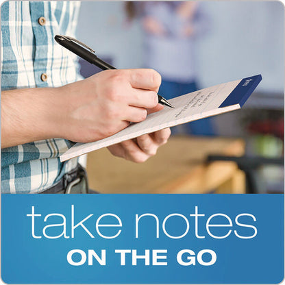 Perforated Writing Pads, Narrow Rule, 50 White 5 X 8 Sheets, Dozen