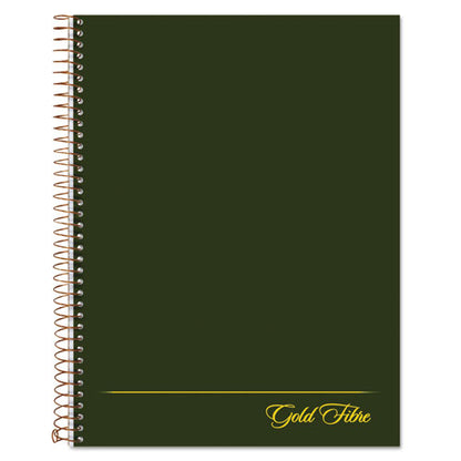 Gold Fibre Wirebound Project Notes Book, Project-management Format, Green Cover, (84) 9.5 X 7.25 Sheets