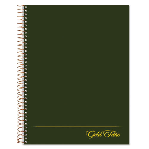 Gold Fibre Wirebound Project Notes Book, Project-management Format, Green Cover, (84) 9.5 X 7.25 Sheets